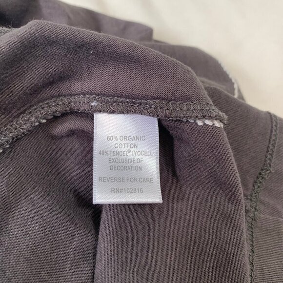 Garnet Hill embroidered cotton blend sleeveless flowy casual tank top - Picture 6 of 8